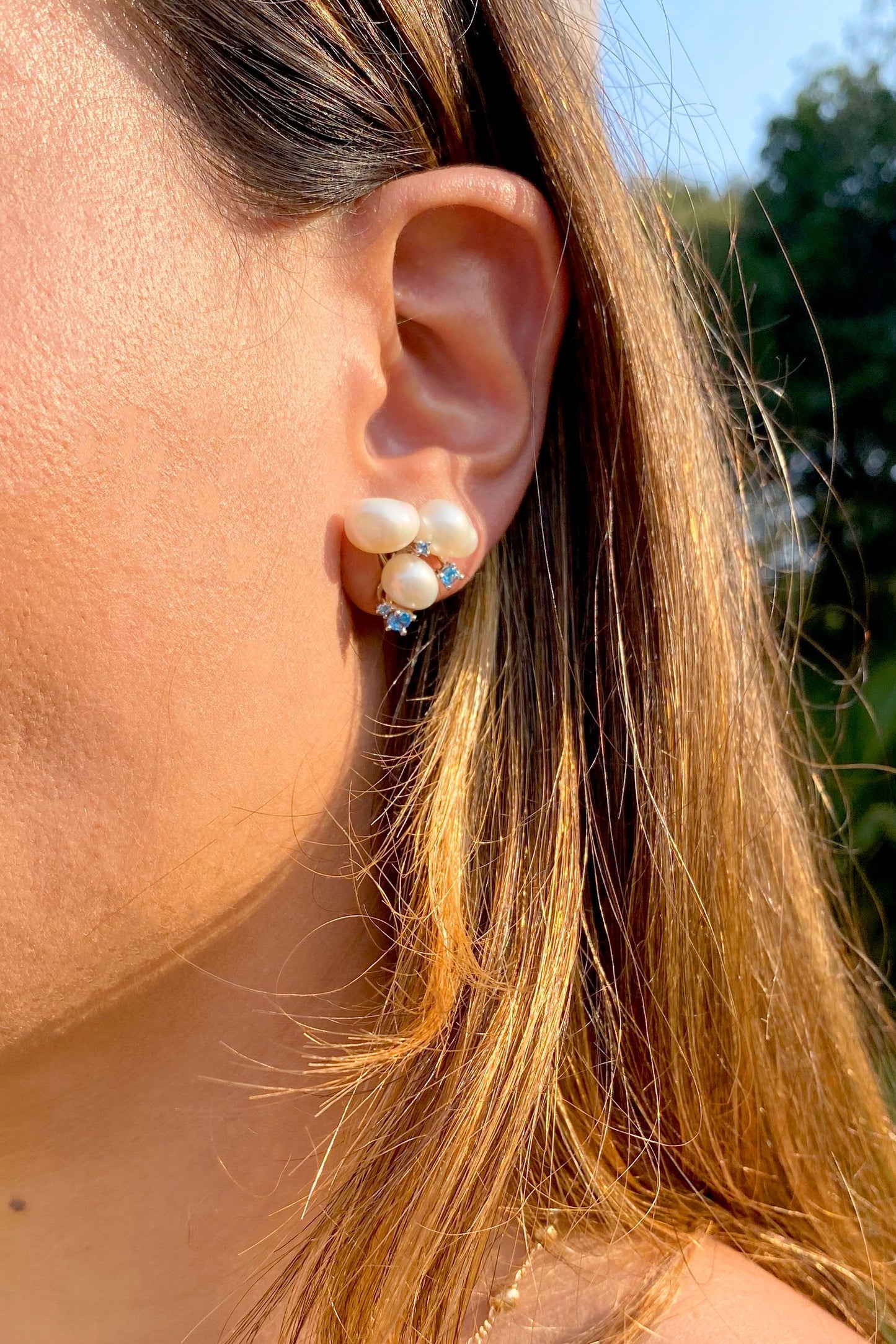 Icy Pearl Earrings