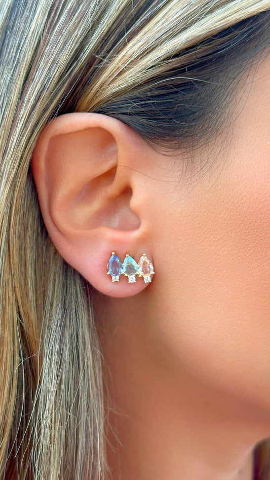 Pastel Teardrop Earrings