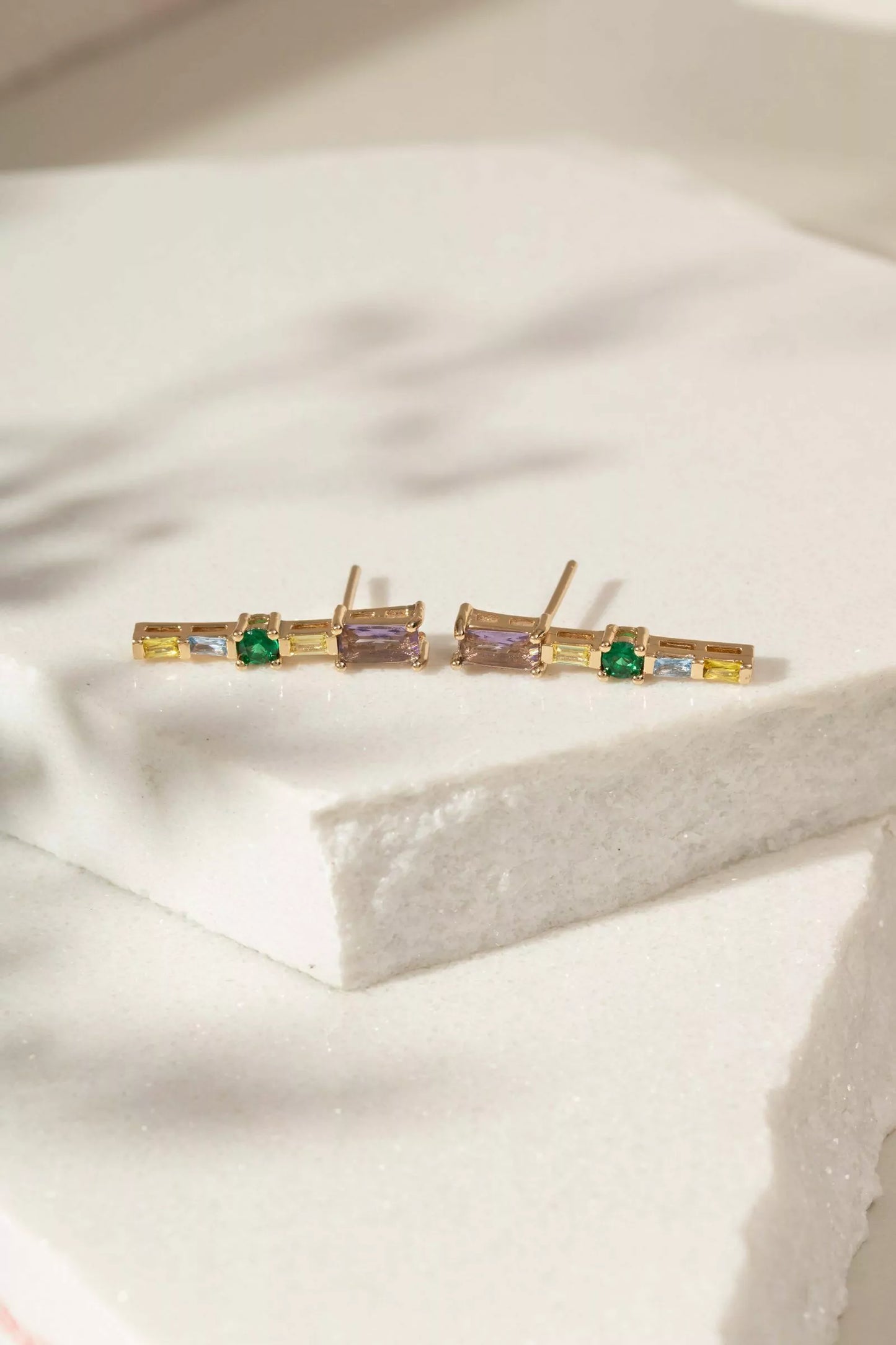 Rainbow Bar Earrings