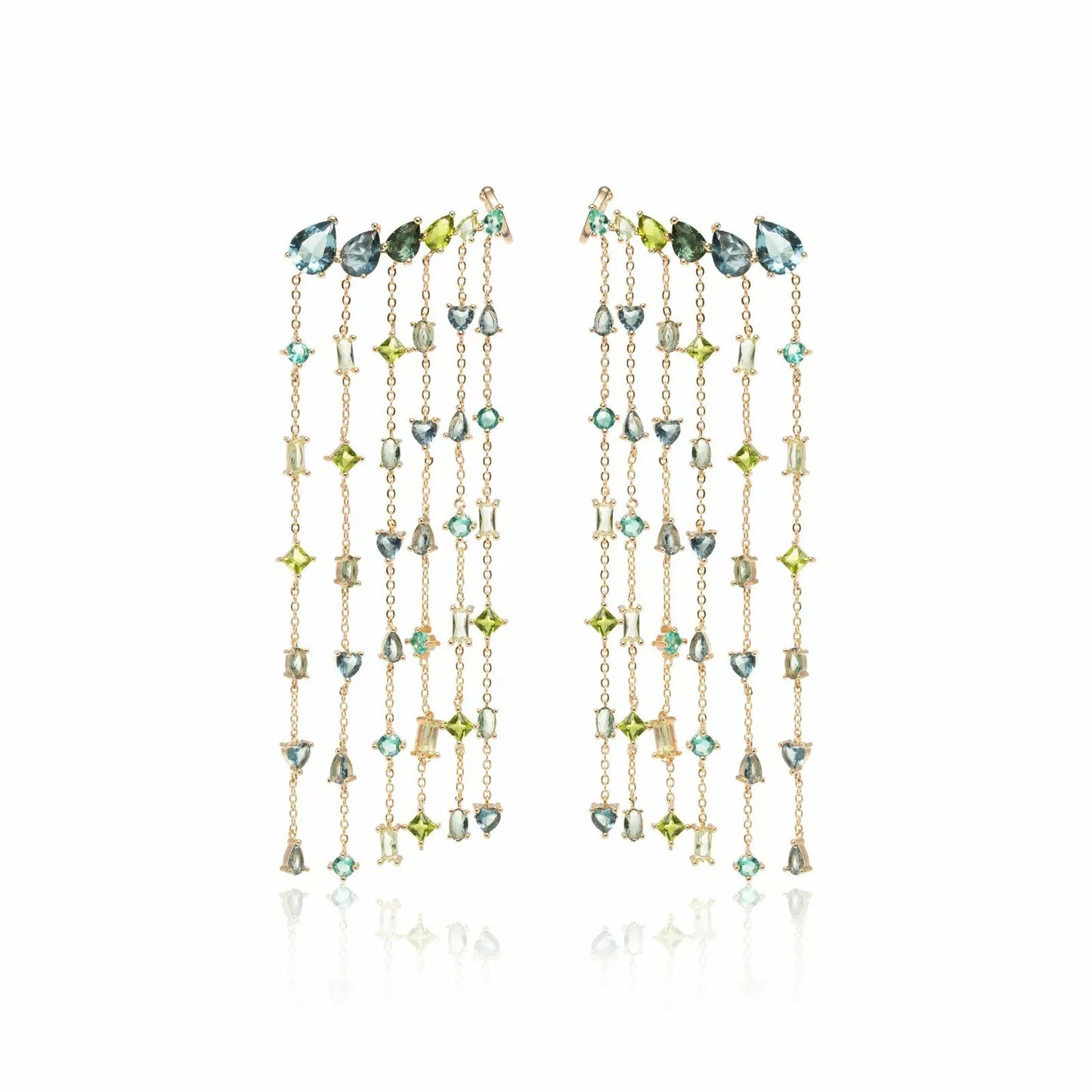 Crystal Curtain Earring