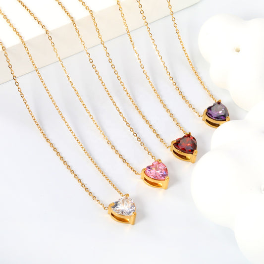 Crystal Heart Necklace