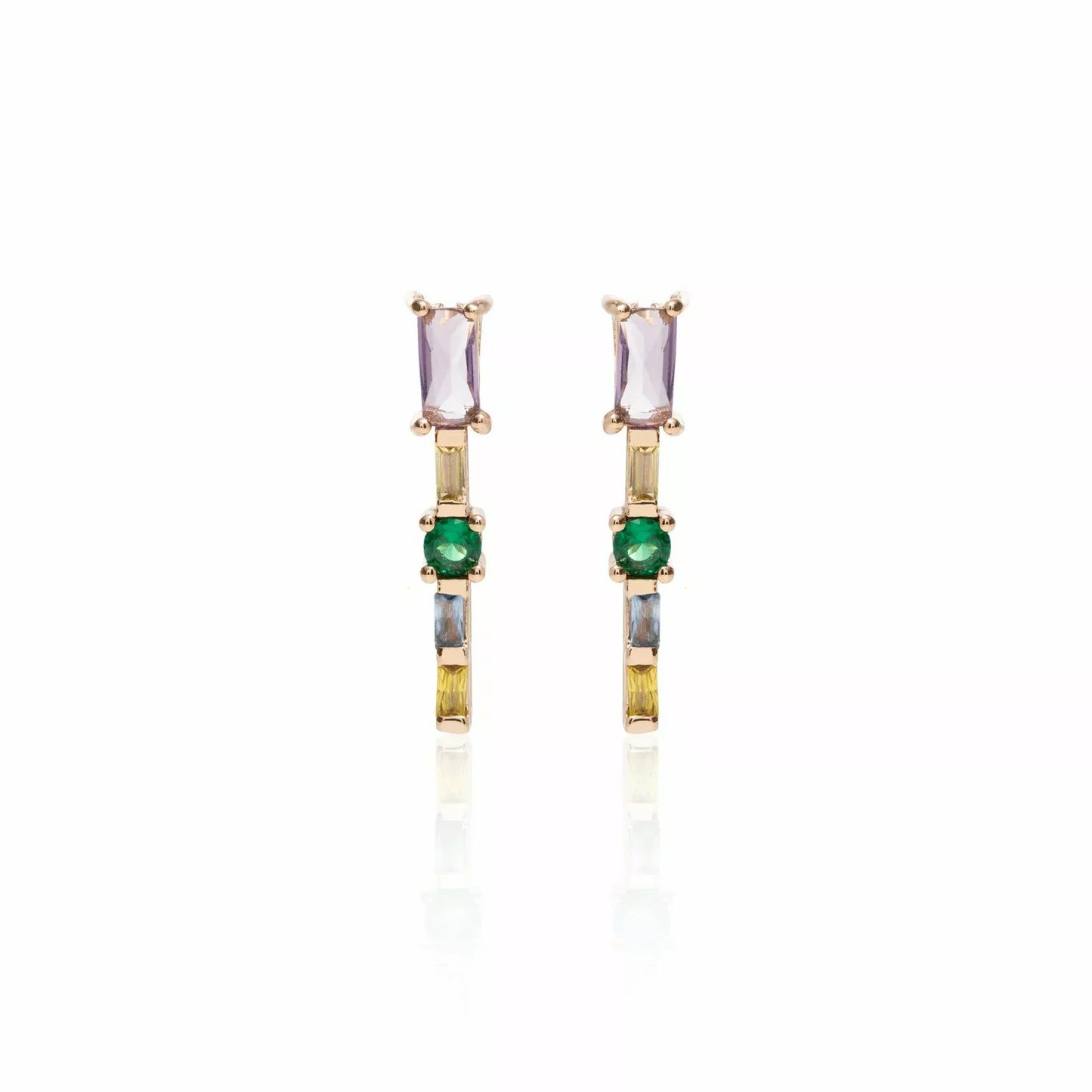 Rainbow Bar Earrings