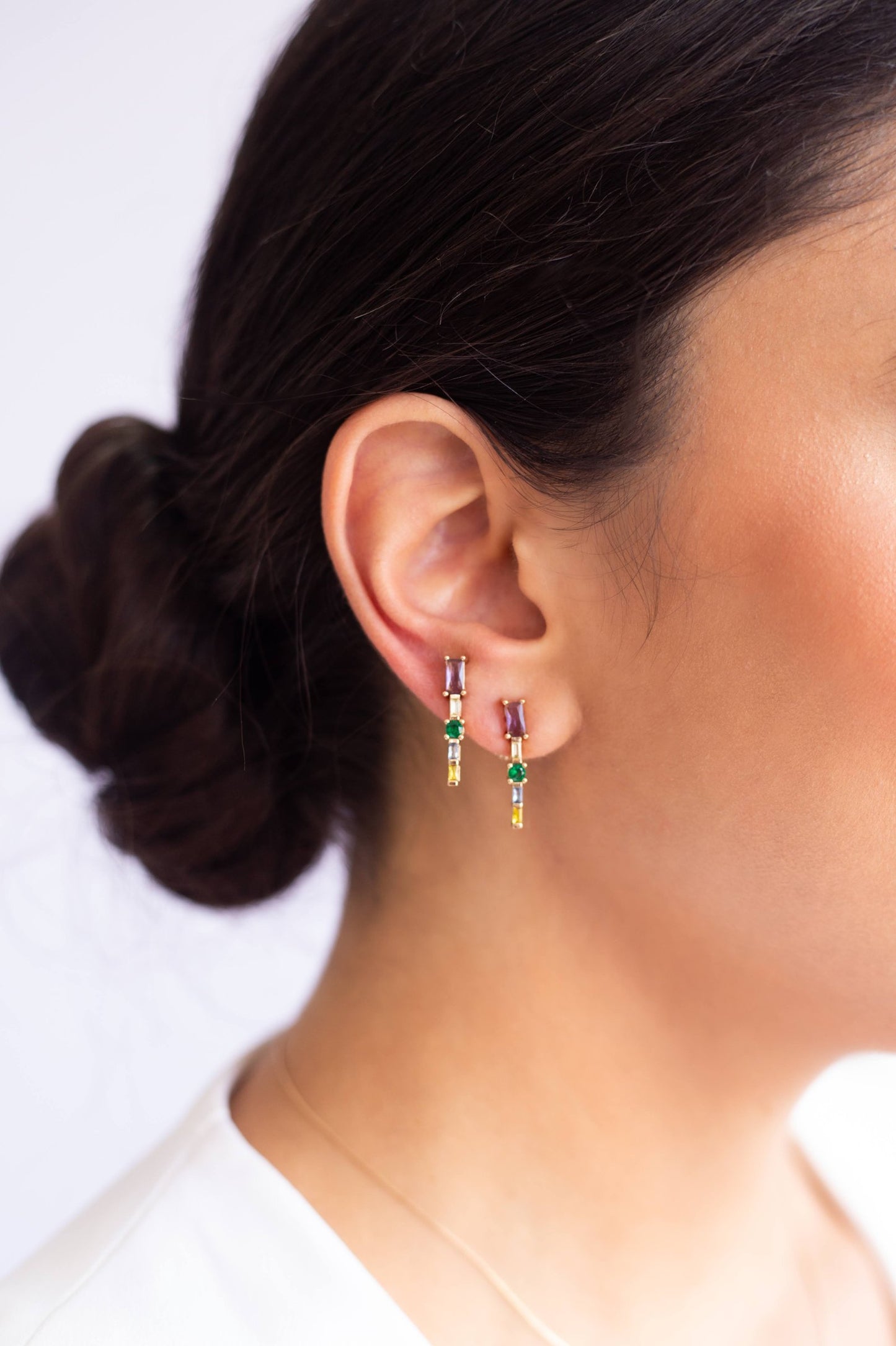 Rainbow Bar Earrings